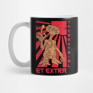 ET Extra Terrestrial Retro Japanese Mug